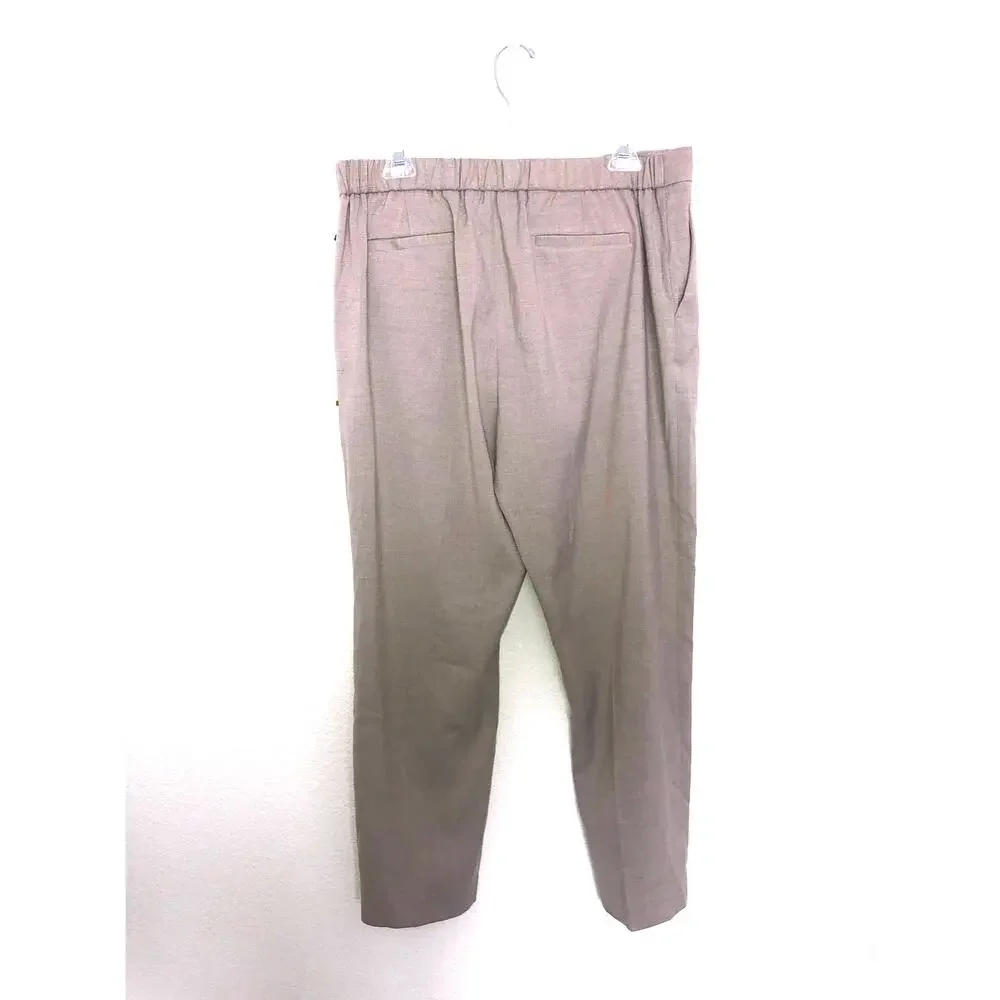 Calvin Klein Mid-Rise Elastic Back Dress Pant - 14